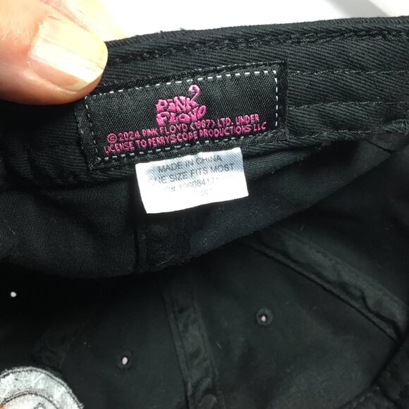 Pink Floyd Hat Strapback Adjustable Cap Cotton Dad Style Black Official - Picture 6 of 6